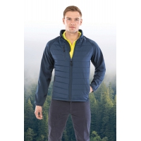 Chaqueta softshell black compass acolchada reciclada - Ref. XR237X