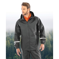 Chaqueta impermeable prism pu con bandas reflectantes - Ref. XR915X