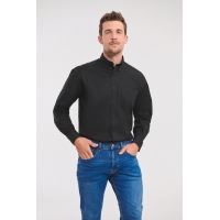 Camisa oxford manga larga hombre - Ref. XRU932M