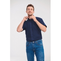 Camisa oxford manga corta hombre - Ref. XRU933M