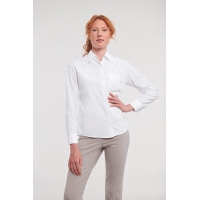 Camisa popelina de polialgodn manga larga mujer - Ref. XRU934F