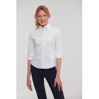 Camisa entallada mangas 3/4 mujer - Ref. XRU946F