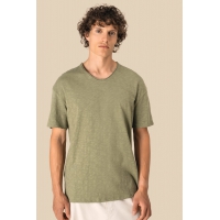 Camiseta ecorresponsable cuello slub y hombros ca�dos hombre - Ref. XSP303