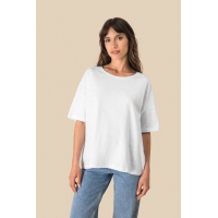 Camiseta ecorresponsable slub oversize mujer - Ref. XSP304