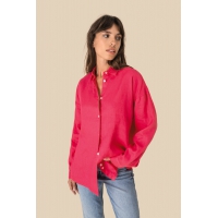 Camisa de lino oversize mujer - Ref. XSP501