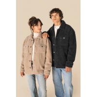 Sobrecamisa de sherpa con hombros ca�dos unisex - Ref. XSP508