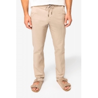 Pantaln ecorresponsable lino y algodn orgnico hombre - Ref. XSP708
