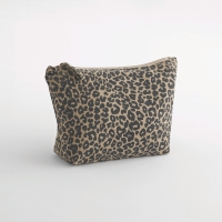 Estuche de lona con estampado de leopardo - Ref. XW330