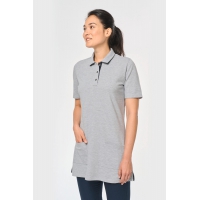 Polo largo manga corta mujer - Ref. XWK209