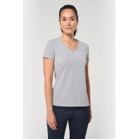 Camiseta ecorresponsable antibacteriana cuello de pico mujer - Ref. XWK317