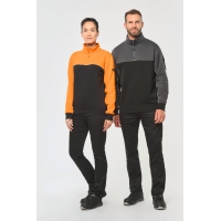 Sudadera 1/4 cremallera ecorresponsable- unisex - Ref. XWK404