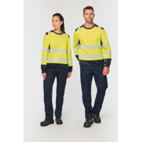 Sudadera de seguridad reciclada cuello redondo unisex - Ref. XWK420