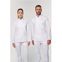 Chaqueta de cocina ecorresponsable y transpirable de manga larga unisex - Ref. XWK511
