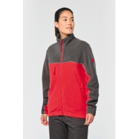 Chaqueta micropolar bicolor ecorresponsable - unisex - Ref. XWK904