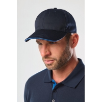 Gorra sandwich contrastado 6 paneles - certificado oeko-tex standard 100 - Ref. XWKP145
