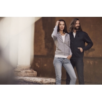 Basic hoody full zip women - Ref. Q021035