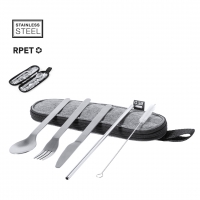 Set cubiertos 5 piezas. funda polister rpet tailung - Ref. M1067