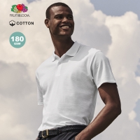 Polo adulto blanco original fruit of the loom - Ref. M1323