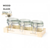 Set tarros 3 piezas. 230 ml gaby - Ref. M1373
