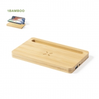 Cargador organizador inalmbrico 15w. salida usb loubron - Ref. M1438