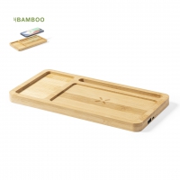 Cargador organizador inalmbrico 15w. salida usb golbar - Ref. M1439