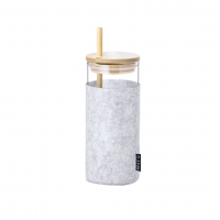 Vaso 450 ml. funda fieltro rpet zilber - Ref. M20164