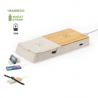 Cargador inalmbrico 15w. salida tipo c barichen - Ref. M20876