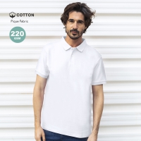 Polo adulto blanco koupan - Ref. M21181