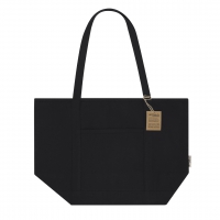 Bolsa algodn canvas reciclado de 300g fuelle mulon - Ref. M21651