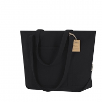 Bolsa algodn canvas reciclado de 300g fuelle mulon - Ref. M21651