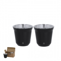 Set vasos 2 piezas 80 ml inox kodet - Ref. M21777