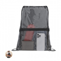 Mochila cordones transparente lamdy - Ref. M21782
