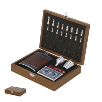 Set petaca 220 ml. 3 accesorios. 3 juegos menzie - Ref. M21847