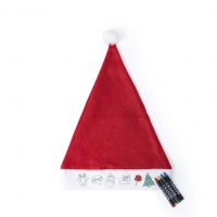 Gorro papa noel nio 4 ceras incluidas rupler - Ref. M5598