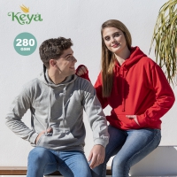 SUDADERA ADULTO CON CAPUCHA SWP280 BARATA KEYA - Ref. M5865