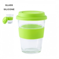 Vaso 350 ml cristal tapa silicona durnox - Ref. M6869