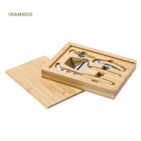 Set vinos y quesos 4 accesorios hiblux - Ref. M6994