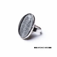 Anillo ajustable funda polipiel hansok antonio miro - Ref. M7314