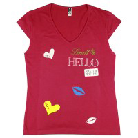 Camiseta de mujer margarita logo oro - Ref. 90-1082