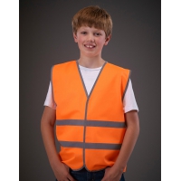Chaleco reflectante fluo nios - Ref. F01177