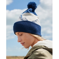 Gorro con pompn picos montaosos - Ref. F11669