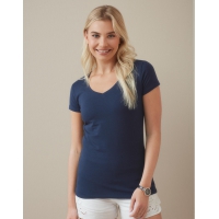 Camiseta claire cuello v mujer - Ref. F13705