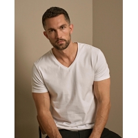 Camiseta cuello v ajustada hombre - Ref. F18354