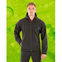 Softshell reciclado de 3 capas con capucha hombre - Ref. F21433