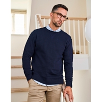 Sudadera cuello redondo acanalado interlock - Ref. F21754