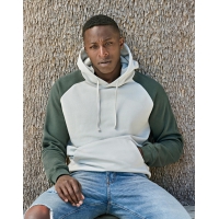 Sudadera UNLABELED bicolor con capucha - Ref. F22954