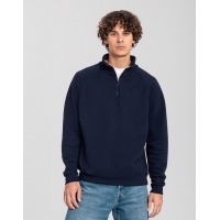 Sudadera Iconic Premium con cremallera en cuello - Ref. F24201