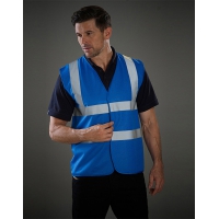 Chaleco de seguridad de 2 franjas fluo - Ref. F40277