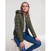 Chaqueta nano con capucha mujer - Ref. F42400