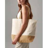 Bolsa tote base de yute - Ref. F66528